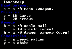 Inventory / Equipment